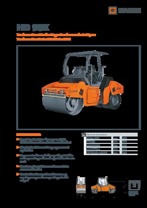 Wałki segmentowe Hamm HD 90K