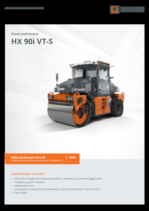 Wałki segmentowe Hamm HX 90i VT-S