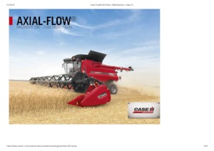 Kombajny zbożowe Case IH Axial Flow 9250