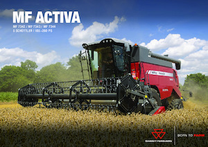 Kombajny zbożowe Massey Ferguson Activa 7344-MCS