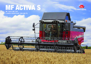 Kombajny zbożowe Massey Ferguson Activa S 7347