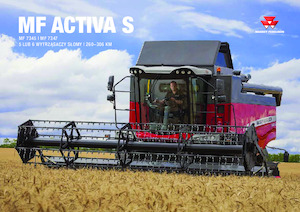 Kombajny zbożowe Massey Ferguson Activa S 7347