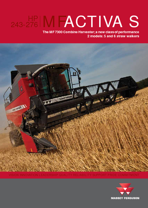 Kombajny zbożowe Massey Ferguson Activa 7347 S