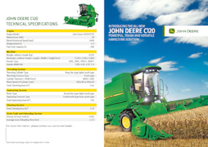 Kombajny zbożowe John Deere C120