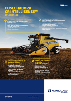 Kombajny zbożowe New Holland CR 7.90 INTELLISENSE™