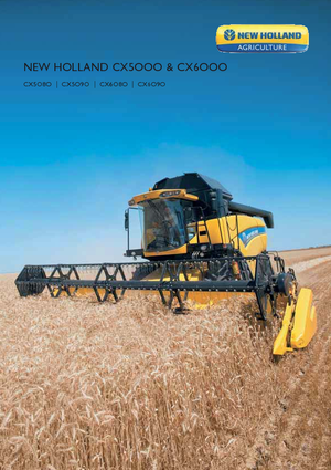Kombajny zbożowe New Holland CX 6090 Laterale