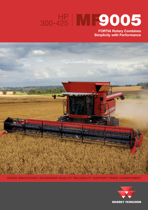 Kombajny zbożowe Massey Ferguson Fortia 9695