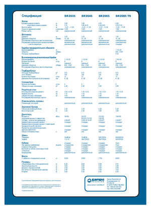 Kombajny zbożowe Sampo Rosenlew SR 2065 Spezial