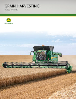 Kombajny zbożowe John Deere T6 800