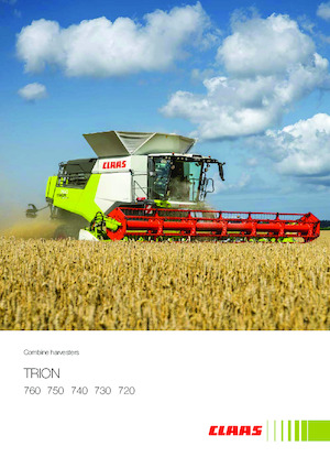 Kombajny zbożowe Claas Trion 740    