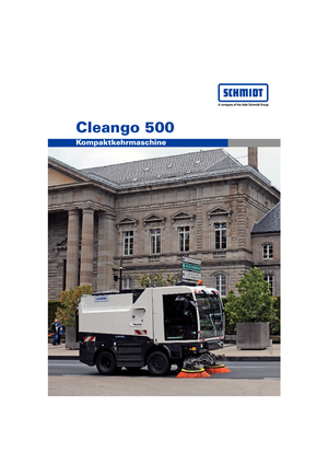Zamiatarki kompaktowe Schmidt Cleango 500