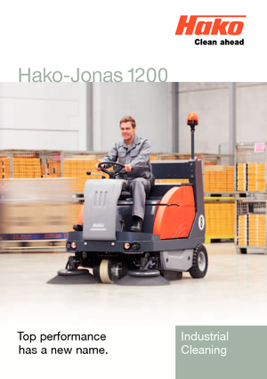 Zamiatarki kompaktowe Hako Jonas 1200 V