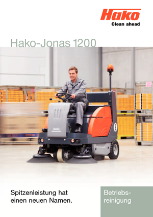 Zamiatarki kompaktowe Hako Jonas 1200 V