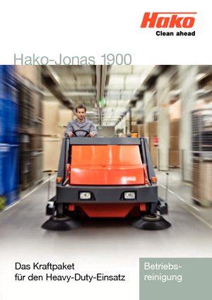 Zamiatarki kompaktowe Hako Jonas 1900 V