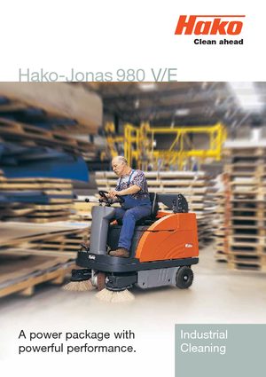 Zamiatarki kompaktowe Hako Jonas 980 VH