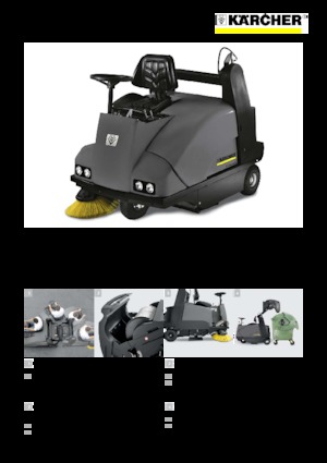 Zamiatarki kompaktowe Kärcher KMR 1250 BAT Pack