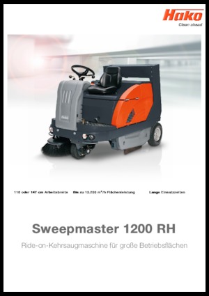 Zamiatarki kompaktowe Hako Sweepmaster D 1200 RH