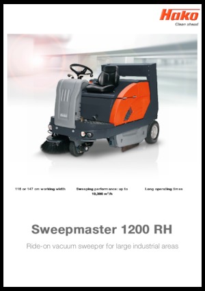 Zamiatarki kompaktowe Hako Sweepmaster D 1200 RH