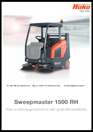 Zamiatarki kompaktowe Hako Sweepmaster D 1500 RH