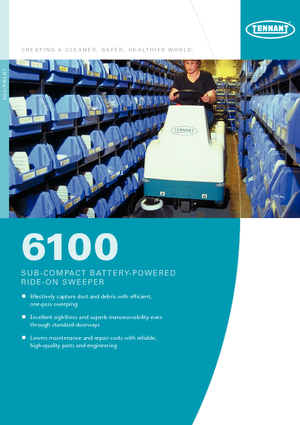 Zamiatarki kompaktowe Tennant Tennant 6100