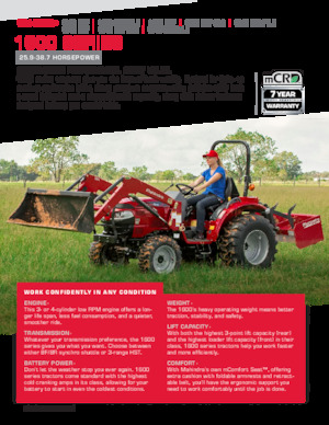 Ciągniki kompaktowe Mahindra 1626