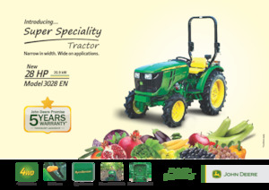 Ciągniki kompaktowe John Deere 3028EN
