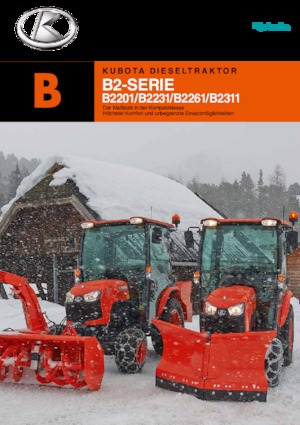 Ciągniki kompaktowe Kubota B2261 HDBC