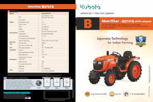 Ciągniki kompaktowe Kubota B2741S