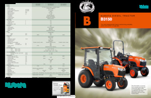 Ciągniki kompaktowe Kubota B3150SUHD