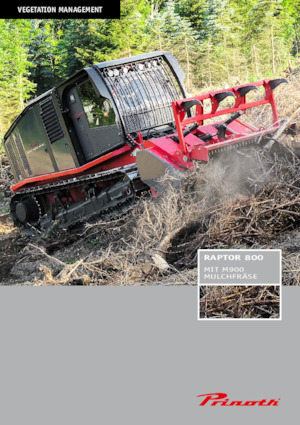 Ciągniki kompaktowe Prinoth Raptor 800
