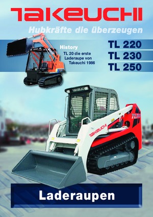 Ładowarki o sterowaniu burtowym Takeuchi TL 240