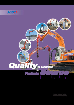 Ubijarki do koparek hydraulicznych All-Kor AKT 300