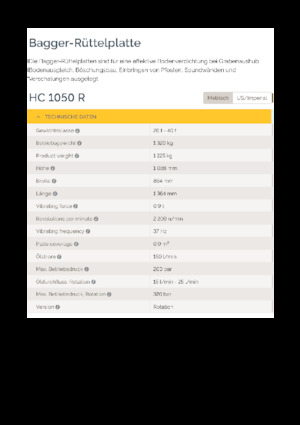 Ubijarki do koparek hydraulicznych Epiroc HC 1050 R 
