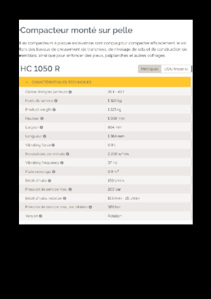 Ubijarki do koparek hydraulicznych Epiroc HC 1050 R 