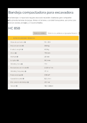 Ubijarki do koparek hydraulicznych Epiroc HC 850 