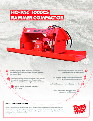 Ubijarki do koparek hydraulicznych Rammer Ho-Pac 1000CS