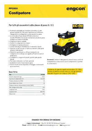 Ubijarki do koparek hydraulicznych engcon PP3200