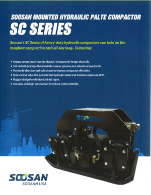 Ubijarki do koparek hydraulicznych Soosan SC 340