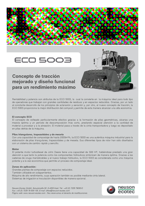 Przerzucarki kompostu Neuson-Ecotec ECO 5003