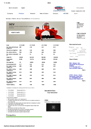Przerzucarki kompostu Seko SCV 470 MD