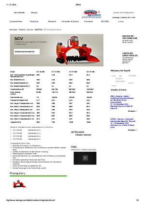 Przerzucarki kompostu Seko SCV 470 MD