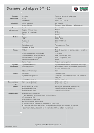 Przerzucarki kompostu Neuson-Ecotec SF 420