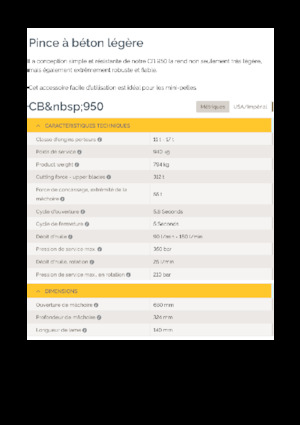 Kruszarki do betonu Epiroc CB 950