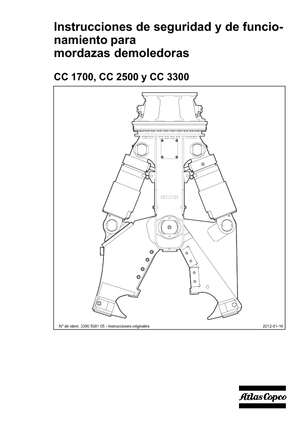 Kruszarki do betonu Atlas Copco CC 2500S