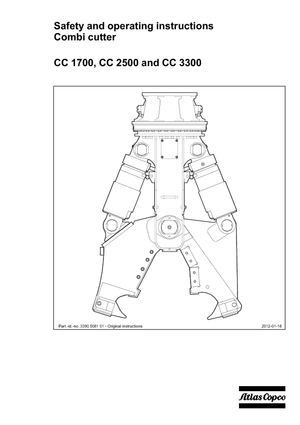 Kruszarki do betonu Atlas Copco CC 2500S