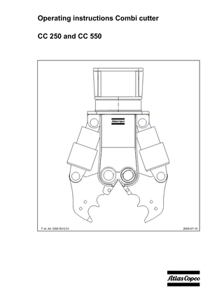 Kruszarki do betonu Atlas Copco CC 550