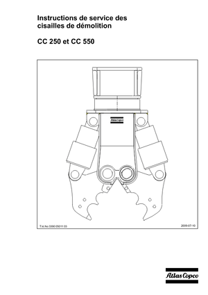 Kruszarki do betonu Atlas Copco CC 550
