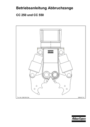 Kruszarki do betonu Atlas Copco CC 550