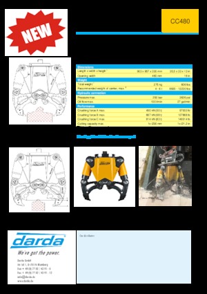 Kruszarki do betonu Darda CC480