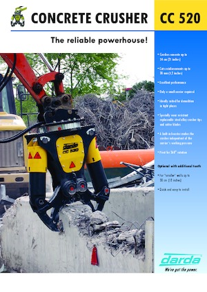Kruszarki do betonu Darda CC520
